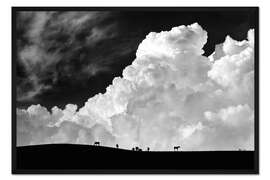 Gerahmter Kunstdruck Die Ruhe vor dem Sturm