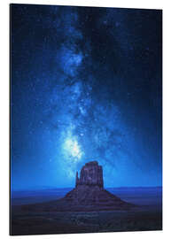 Aluminium print Monument Milkyway