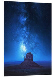 Foam board print Monument Milkyway