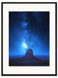 Gerahmter Kunstdruck Monument Milkyway