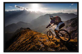 Gerahmter Kunstdruck Der Ruf der Berge