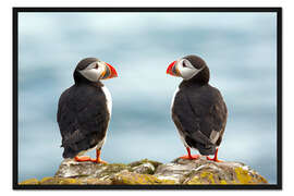 Gerahmter Kunstdruck I love you - I love you too