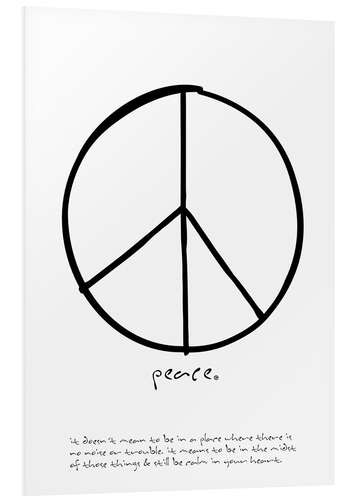 PVC print peace