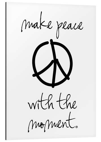 Aluminium print make peace