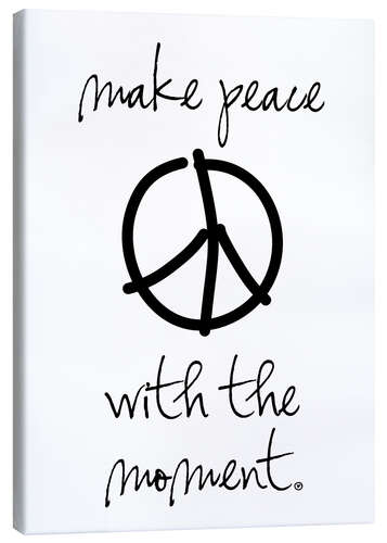 Canvas print make peace