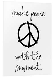 Foam board print make peace