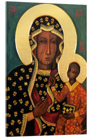 Akrylbillede Sorte Madonna af Czestochowa - Lukas