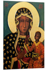 Foam board print Black Madonna of Czestochowa