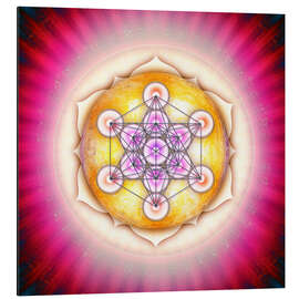 Magnettafel Metatrons Würfel - Sonne