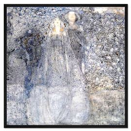 Gerahmter Kunstdruck Silberne Äpfel