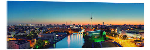 Acrylglasbild Berlin Skyline Panorama