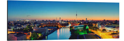 Quadro em alumínio Berlin Skyline Panorama