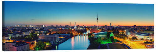 Leinwandbild Berlin Skyline Panorama