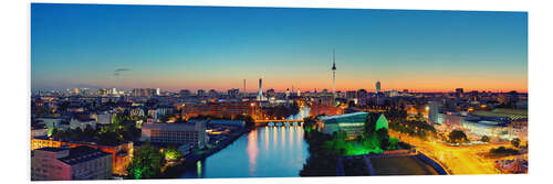 Stampa su PVC Berlin Skyline Panorama