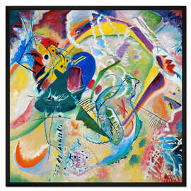 Gerahmter Kunstdruck Improvisation Nr. 35