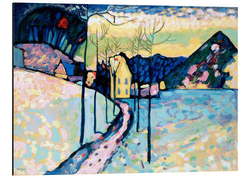 Alubild Winterlandschaft