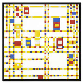 Gerahmter Kunstdruck Broadway Boogie-Woogie