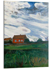 Magnettafel Das rote Haus