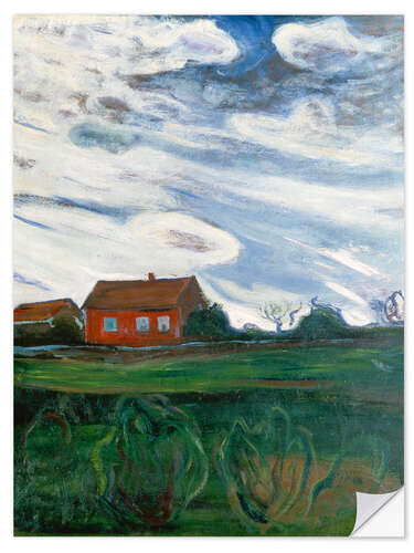 Naklejka na ścianę The Red House