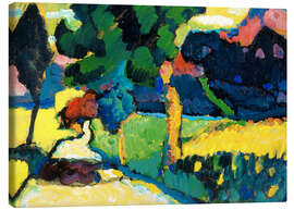 Canvas print Murnau, summer landscape