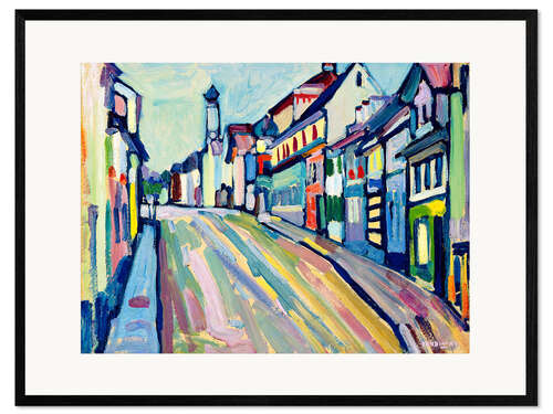 Gerahmter Kunstdruck Murnau - Untermarkt