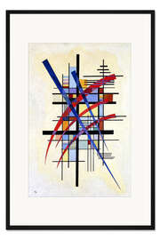 Gerahmter Kunstdruck Zeichen mit Begleitung