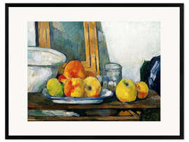 Kunsttryk i ramme Still life with open drawer