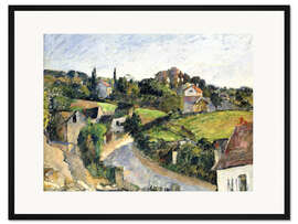 Gerahmter Kunstdruck Die Biegung in der Straße