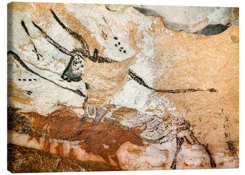 Tableau sur toile Grotte de Lascaux