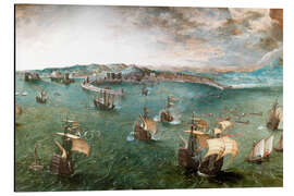 Magnettafel Hafen von Neapel