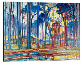 Magnettafel Waldlandschaft bei Oele