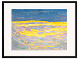 Gerahmter Kunstdruck Morgendämmerung