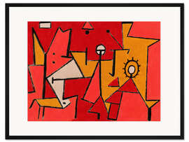 Gerahmter Kunstdruck Hitze, 1940