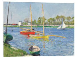 Foam board print The Seine at Argenteuil