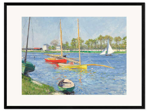 Framed art print The Seine at Argenteuil