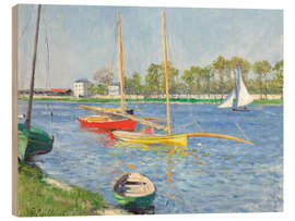 Wood print The Seine at Argenteuil