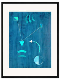 Gerahmter Kunstdruck Dahin - Wassily Kandinsky