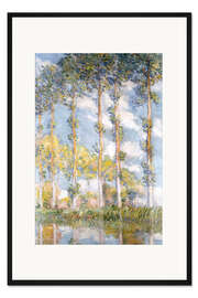 Gerahmter Kunstdruck Pappeln