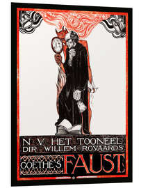 Foam board print Goethe's Faust