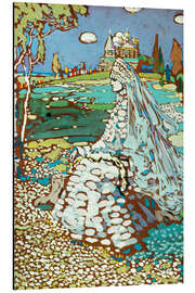 Magnettafel Russische Schöne in Landschaft