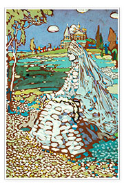 Wandbild  Russische Schöne in Landschaft - Wassily Kandinsky