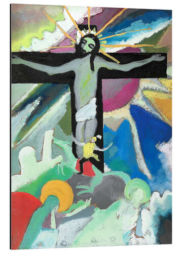 Aluminium print Crucified Christ