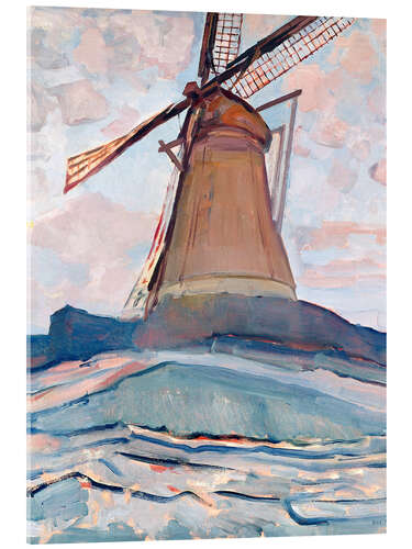 Acrylic print windmill