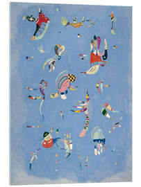 Acrylglasbild  Himmelsblau - Wassily Kandinsky