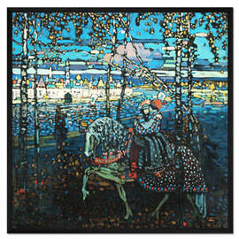 Gerahmter Kunstdruck Reitendes Paar - Wassily Kandinsky