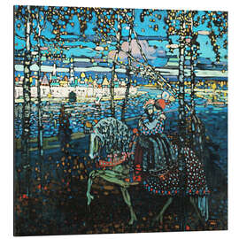 Magnettafel Reitendes Paar