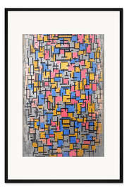 Gerahmter Kunstdruck Komposition, 1916