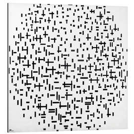 Magnettafel Komposition mit Linien