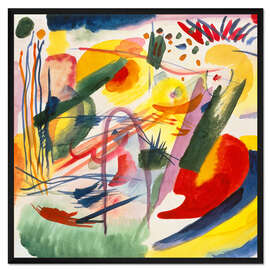 Gerahmter Kunstdruck Komposition ohne Titel