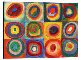 Magnettafel Quadrate mit konzentrischen Ringen, 1913